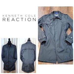 Kenneth Cole Reaction Black Water Repellant Jacket